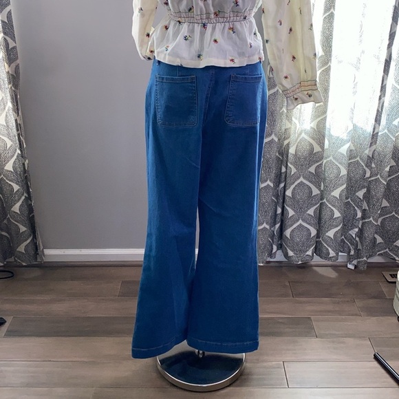 Jason Wu stretch denim high waisted wide leg jeans - Picture 4 of 9